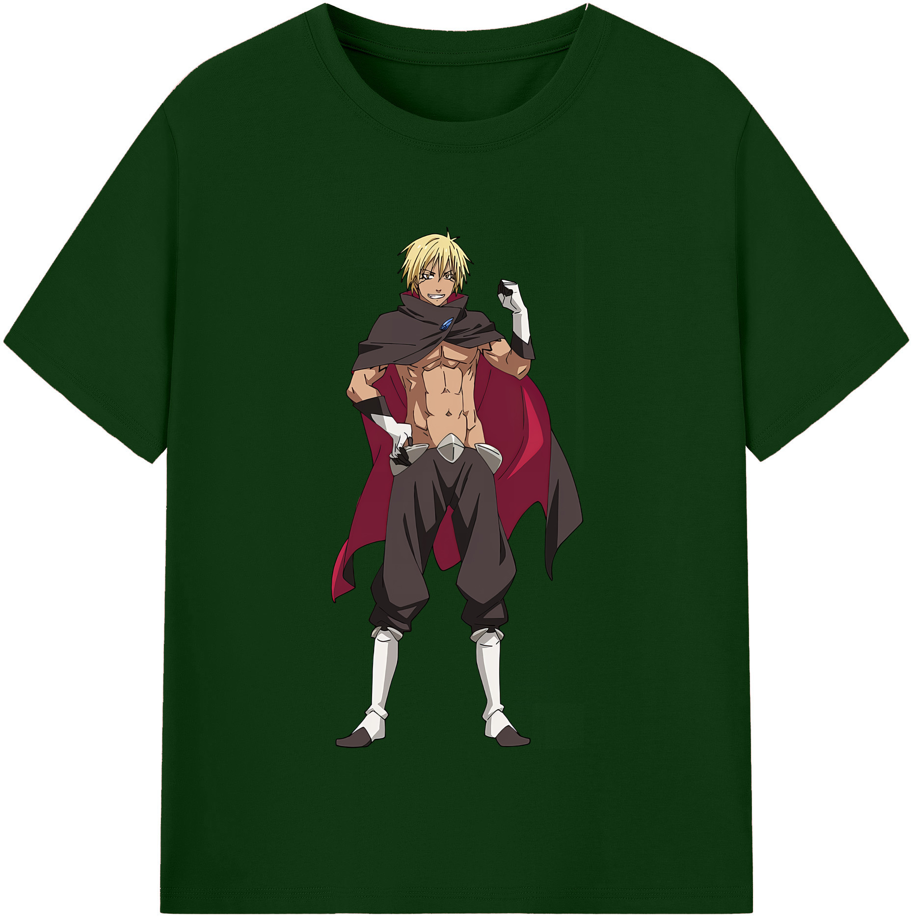 （画像用） 転スラ Regarding Reincarnated to Slime 綿100％半袖Tシャツ（フロントプリント）